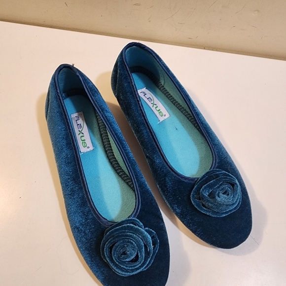 FLEXUS Roseloud Vintage  Velvet Slipper size 38 - Picture 7 of 11